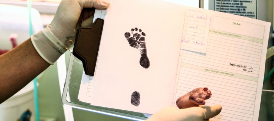 baby s first foot print