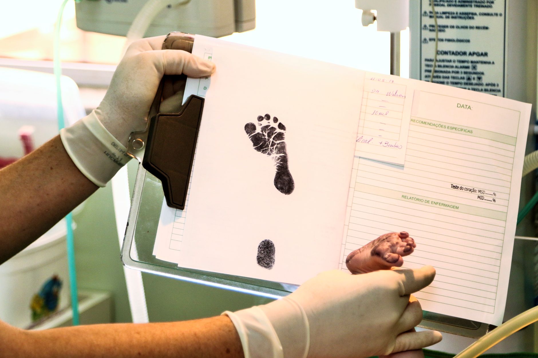 baby s first foot print