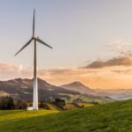 agriculture alternative energy clouds countryside
