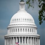 iconic us capitol dome in washington dc