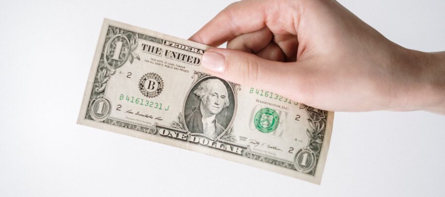 one dollar bill